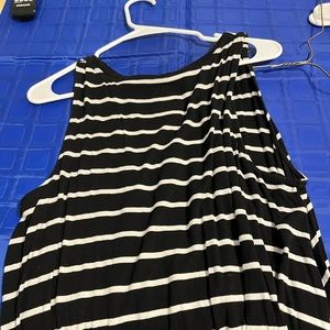Striped tank dress
